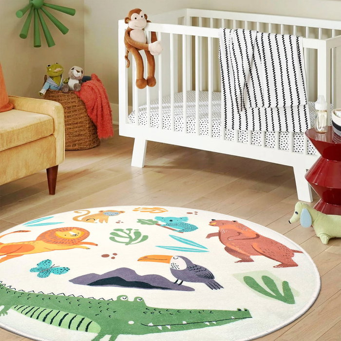 Conceptum Alfombra Woopamuk109 Blanca 100 x 100 cm